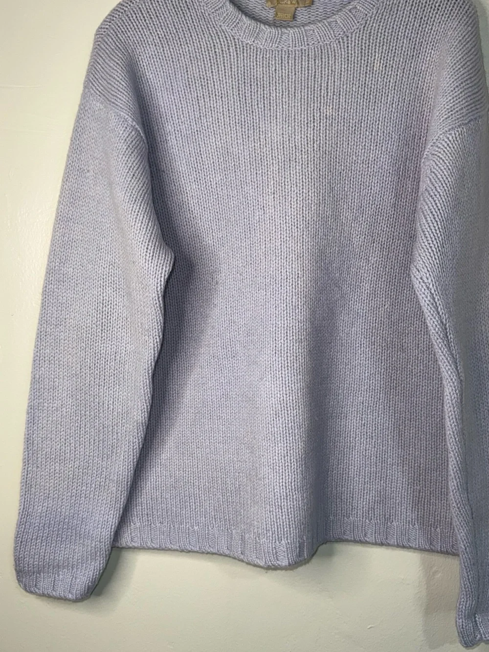 J. Crew Factory Pastel Lavender Crewneck Sweater